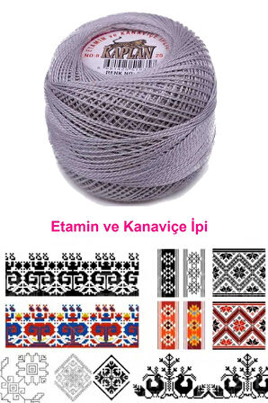 Kaplan Etamin Ve Kanaviçe İpi 8 No Kod/Renk: 316 - Royaleks