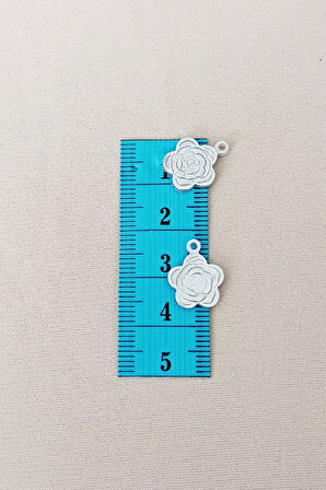 Oya Abiye Bileklik Kolye Pleksi Metalik Plastik Pul Gümüş Renk 24 gram 120 adet - BNC584