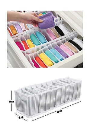 Çekmece Içi Akordiyon Organizer (M) - 15x43x14cm Royaleks-EV355