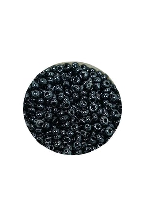 Dökme Cam Kum Boncuk (11/0) 2 mm - 20 Gram -  Koyu Yeşil - BNC019 - 5'li Paket