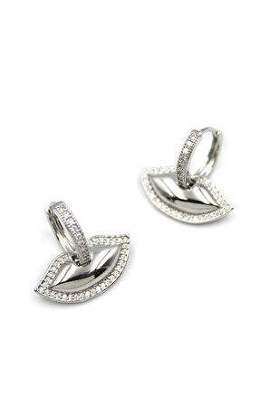 Dudak Küpe - Gümüş