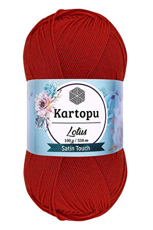 1 Adet Lotus Bikini Büstiyer Bluz Örgü İpi  K101 Nar Çiçeği
