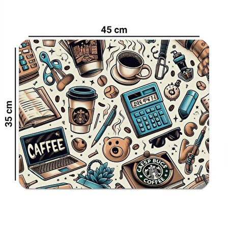 Valerine Life Kahve Makinesi Matı Su Geçirmez Kaymaz Çaycı, Çay Espresso Makinesi Pad 35x45cm