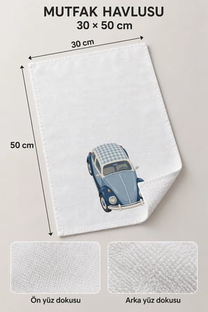 Valerine Life El Kurulama Havlusu 30x50cm Mutfak, Fırın için Pamuklu Emici Damalı Vosvos