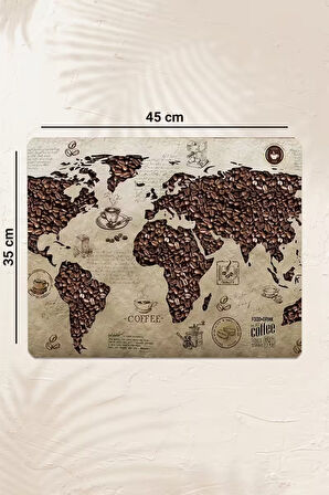 Valerine Life Kahve Makinesi Matı Sıvı Geçirmez Kaymaz Çaycı Espresso Makinesi Pad 35x45cm 27250208