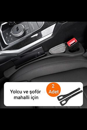 SonicTouch Koltuk Boşluk Yanı Telefon Anahtar Tutucu Araç içi Organizer Universal Düzenleyici 2 Ad