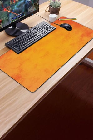 SonicTouch Klavye Mousepad 40x90cm Dikişsiz Pürüzsüz Sıvı Geçirmez Kaymaz Taban Gün Batımı Dokusu