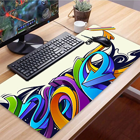 SonicTouch UltraGrand Kişiye, İsme Özel Gamer Xxl Oyuncu Klavye Mouse Pad 40x90Cm