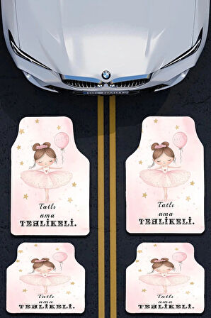 SonicTouch Universal Oto Araba Paspası Takımı Dijital Baskılı Her Araca Uyumlu Yıkanabilir 22OPD251104