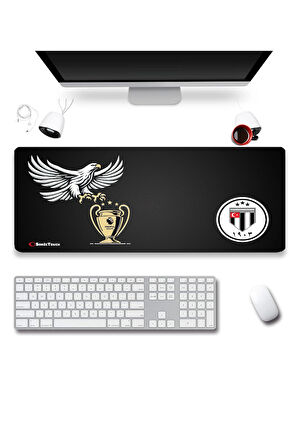 SonicTouch UltraGrand Kara Kartal Zaferin Pençesi 1903 Xxl Gamer Oyuncu Klavye Mouse Pad 40x90Cm