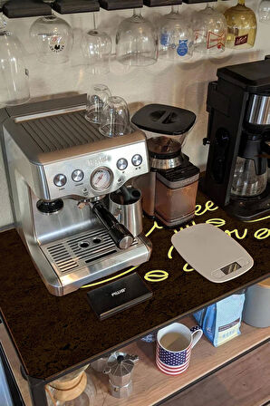alerine Life Barista Kahve Barı Tezgah Matı Sıvı Geçirmez XXL Espresso Makinesi Pad 40x90cm 27250826