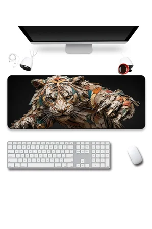 SonicTouch Klavye Mousepad 40x90cm Dikişsiz Pürüzsüz Sıvı Geçirmez Kaymaz Taban Kağıttan Kaplan