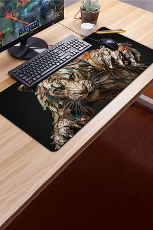 SonicTouch Klavye Mousepad 40x90cm Dikişsiz Pürüzsüz Sıvı Geçirmez Kaymaz Taban Kağıttan Kaplan