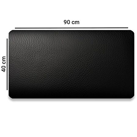 SonicTouch Siyah Pürüzsüz Dikişsiz Xxl Gaming Oyuncu Masaüstü Klavye Mouse Pad 40x90Cm