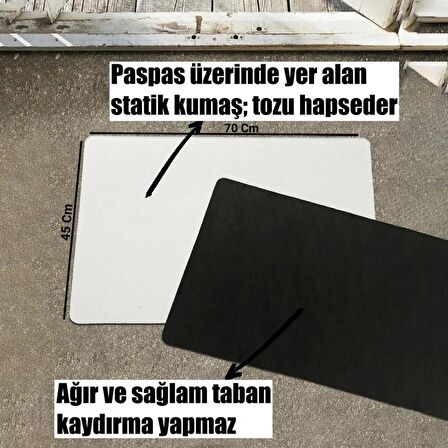 Valerine Life Pasta ve Turta Figürlü Hoş Geldiniz Kapı Önü Paspası 45x70cm