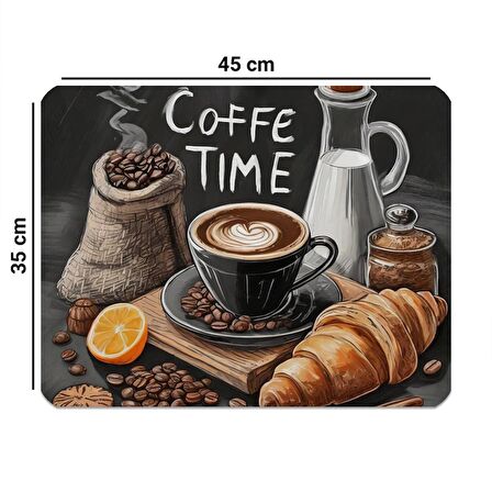 Valerine Life Kahve Makinesi Matı Su Geçirmez Kaymaz Çaycı, Çay Espresso Makinesi Pad 35x45cm