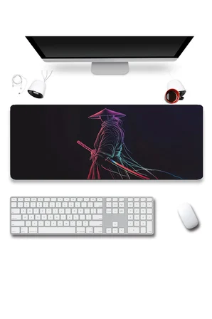SonicTouch Klavye Mousepad 32x70cm Dikişsiz Pürüzsüz Sıvı Geçirmez Kaymaz Taban Işık Muhafızı