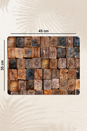 Valerine Life Kahve Makinesi Matı Sıvı Geçirmez Kaymaz Çaycı Espresso Makinesi Pad 35x45cm 27250203