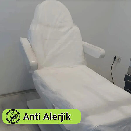 MivelaCure Tek Kullanımlık Çift Taraflı Sıvı Geçirmez Lastikli Sedye Örtüsü 80x240cm 100 Adet