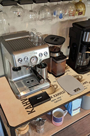 Valerine Life Barista Matı Sıvı Geçirmez XXL Kahve Barı Espresso Kahve Makinesi Pad 40x90cm 27250224