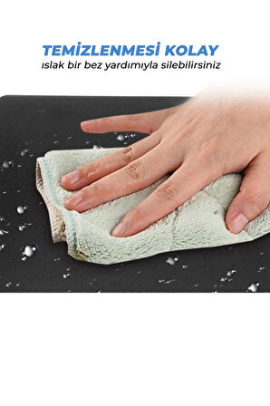 SonicTouch Soyut Renkli Çizgiler Gamer Oyuncu Dikişsiz Sıvı Geçirmez Klavye Mouse Pad 32x70Cm