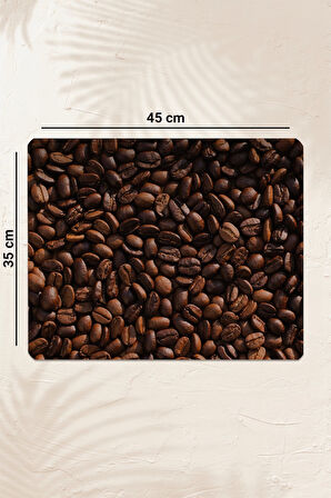 Valerine Life Kahve Makinesi Matı Sıvı Geçirmez Kaymaz Çaycı Espresso Makinesi Pad 35x45cm 27250210