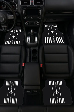 SonicTouch Universal Oto Araba Paspası Takımı Dijital Baskılı Her Araca Uyumlu Yıkanabilir 22OPD251102