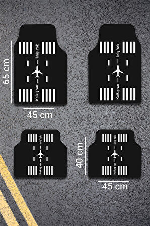 SonicTouch Universal Oto Araba Paspası Takımı Dijital Baskılı Her Araca Uyumlu Yıkanabilir 22OPD251102