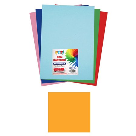 Puti Fon Kartonu 50x70 100 Lü Turuncu
