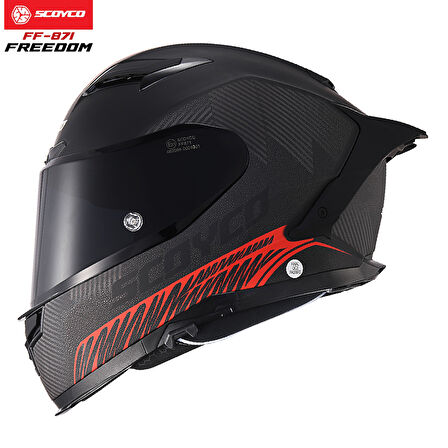 Scoyco FF-871 Freedom Full Face Motosiklet Kaskı