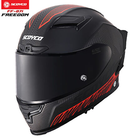 Scoyco FF-871 Freedom Full Face Motosiklet Kaskı
