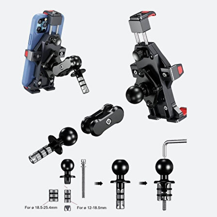 Nukrotech 25mm Toplu Çatal Bağlantı Adaptörü (Racing Modeller İçin)