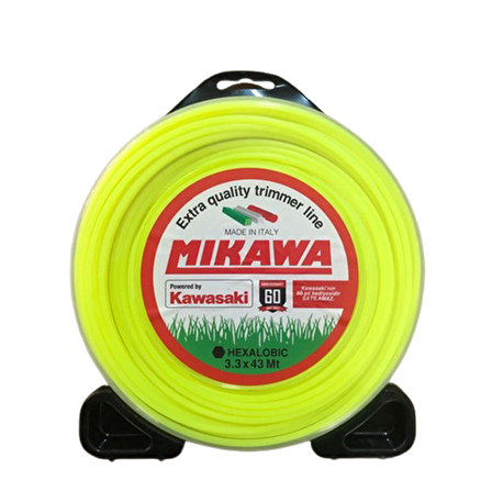 Kawasaki Mikawa Misina 3.3MM 43Metre Sarı 6 Köşe Misina