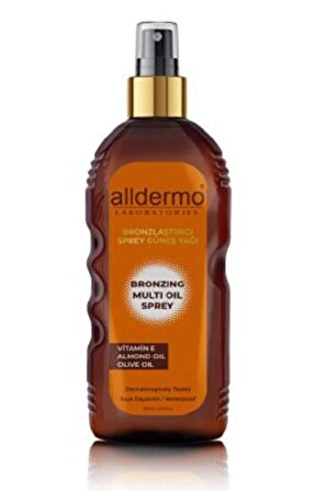 Alldermo Bronzlaştırıcı Sprey Güneş Yağı 200 ml