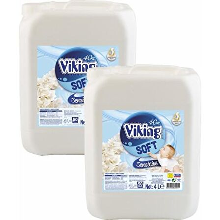 Viking Sensetive Anti-Alerjik Beyazlar ve Renkliler İçin Yumuşatıcı 2 x 5000 ml 100 Yıkama