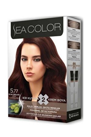 Sea Color Saç Boyası Sıcak Çikolata 5/77 100 Ml