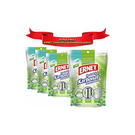 Ernet Temizlik Için Karbonat 1.5 kg x 4 Adet