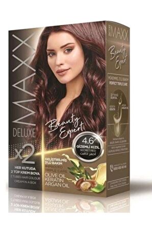 Maxx Deluxe Saç Boyası Set Gizemli Kızıl 4/6