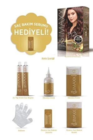 Maxx Deluxe Saç Boyası Set Gizemli Kızıl 4/6