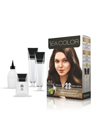 Sea Color Saç Boyası Koyu Kumral 6/0 100 Ml