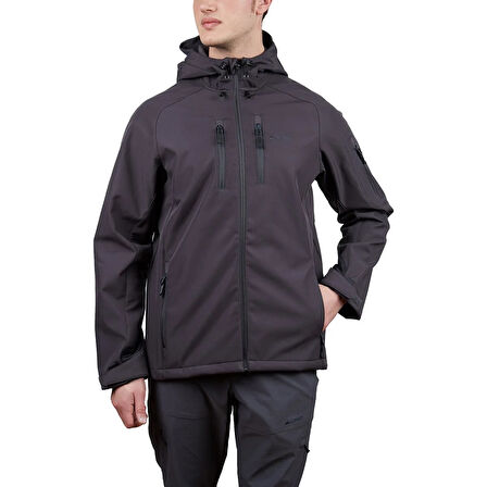 Alpinist Peak Softshell Erkek Outdoor Mont Antrasit (500401)