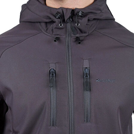 Alpinist Peak Softshell Erkek Outdoor Mont Antrasit (500401)