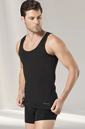 145 Erkek Sıyah Penye 2'Li Modal Atlet Boxer Takım