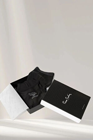 145 Erkek Sıyah Penye 2'Li Modal Atlet Boxer Takım