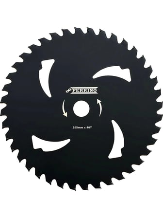 Ferrino 4D Siyah Elmas Bıçak 255 mm 40 Diş Motorlu Tırpan Testeresi