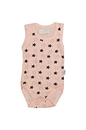 DİAMONDSTAR  UNISEX 0/9 AY İNTERLOK YENİ YILDIZ BADİ