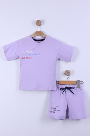 Karekter Baskılı Kız Çocuk Şortlu Takım 3/6 yaş