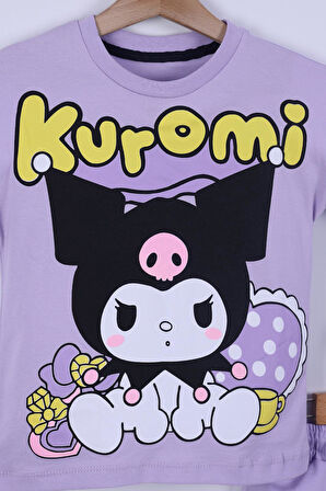 Karekter Baskılı Kız Çocuk T-Shirt Şort Takım 3/6 yaş