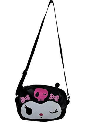 Kuromi Baskılı TaçlI Çantalı Kız Elbise 3/10 Yaş