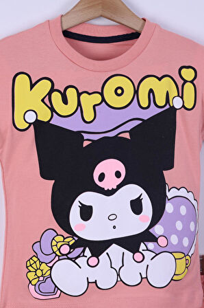 Karekter Baskılı Kız Çocuk T-Shirt Şort Takım 3/6 yaş